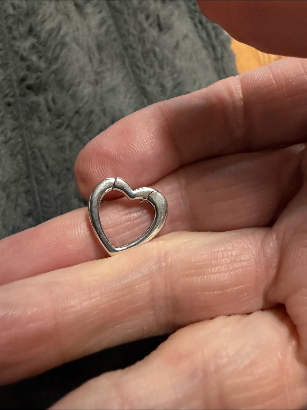 Sterling Silver 925 Love Heart Sterling Silver Lobster Clasp - Picture 7 of 16